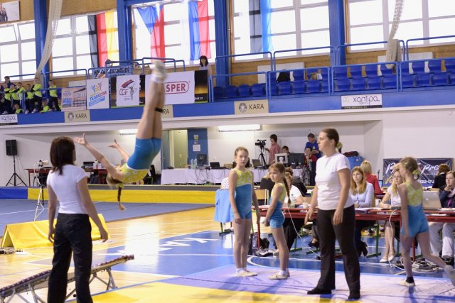 MMCR TeamGym Trutnov 2012 - 2.den Junior I.-III. J.Benda