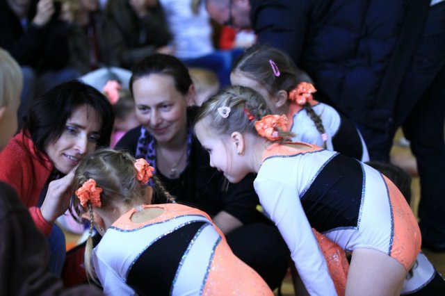 Oblastní závod TeamGym Junior Mini a I. - Dvůr Králové nad Labem 24.11.2012