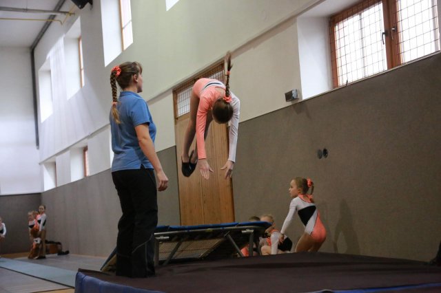 Oblastní závod TeamGym Mini, Junior I. a II. - Dvůr Králové nad Labem 30.11.2014