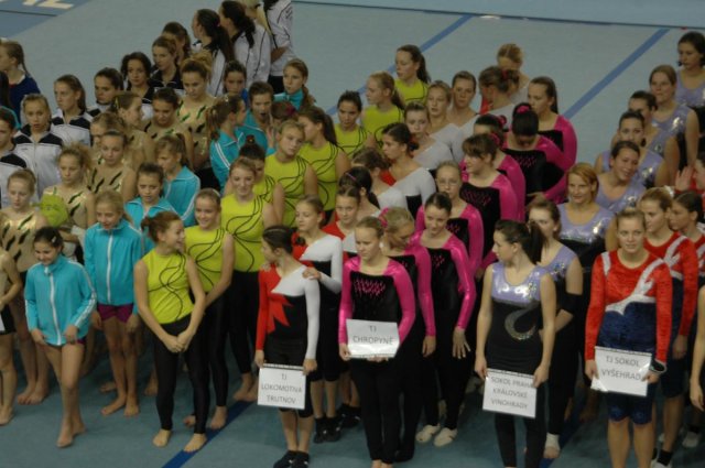 Příbramský pohár 28.10.2011 TeamGym Junior II.