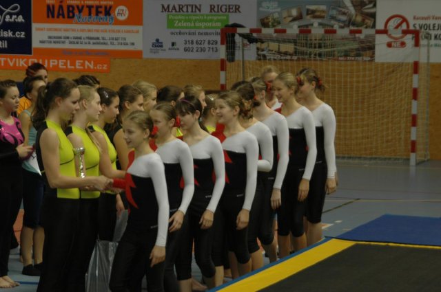 Příbramský pohár 28.10.2011 TeamGym Junior II.