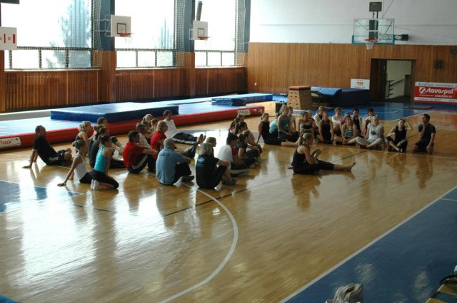 Workshop s dánskými instruktory - TeamGym Brno 06.07.2011