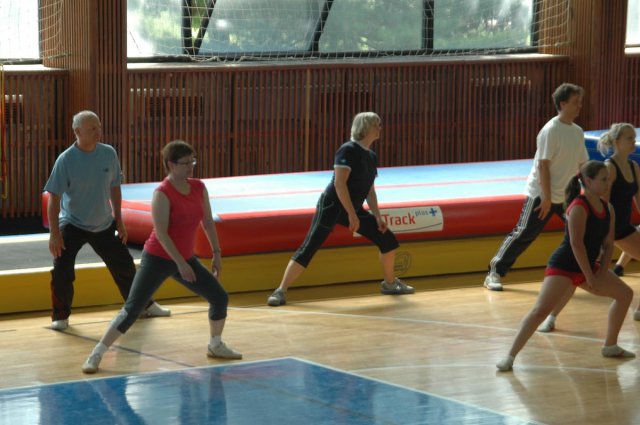 Workshop s dánskými instruktory - TeamGym Brno 06.07.2011