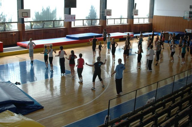 Workshop s dánskými instruktory - TeamGym Brno 06.07.2011