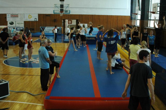 Workshop s dánskými instruktory - TeamGym Brno 06.07.2011