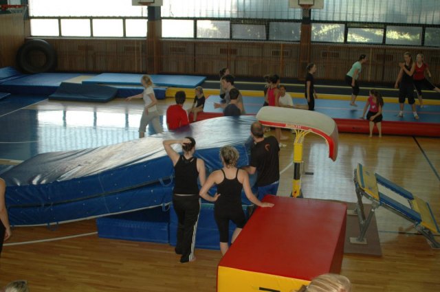 Workshop s dánskými instruktory - TeamGym Brno 06.07.2011