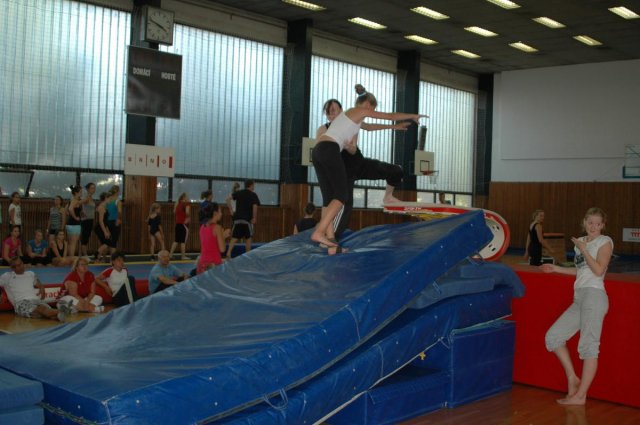 Workshop s dánskými instruktory - TeamGym Brno 06.07.2011