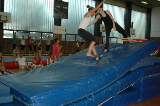 Workshop s dánskými instruktory - TeamGym Brno 06.07.2011